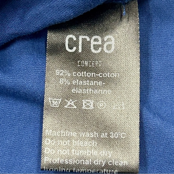 Crea Concept Blue Knit Top & Wool Blend Plaid Skirt Set (EU 42/44) - Picture 5 of 8